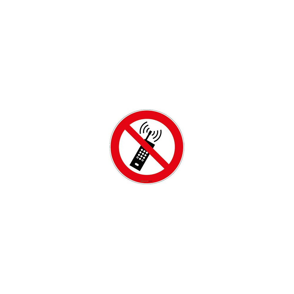 Signalisation d'interdiction - Téléphone portable interdit