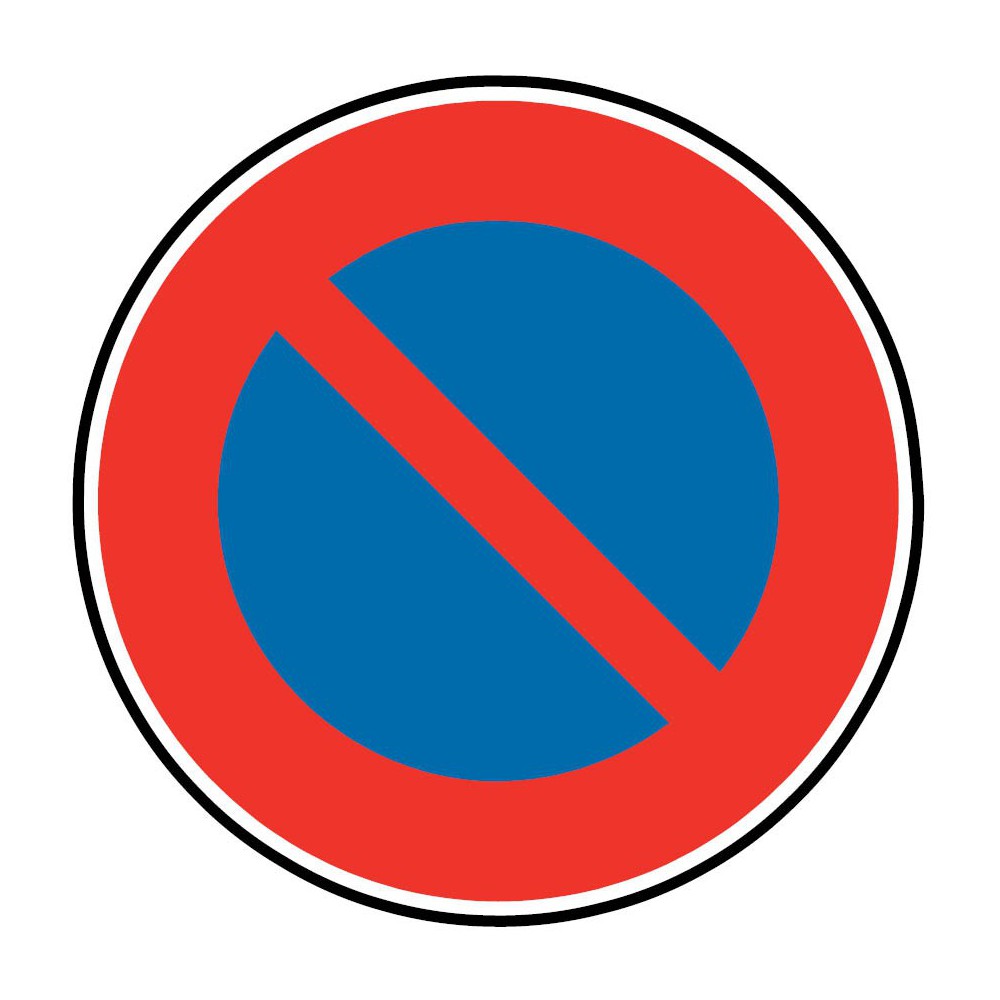 Panneau interdiction de stationner B6a1