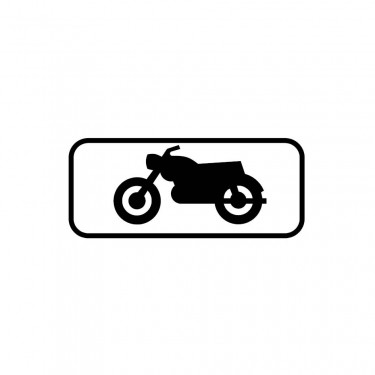 Panonceau Motos et motocyclettes légères - M4c