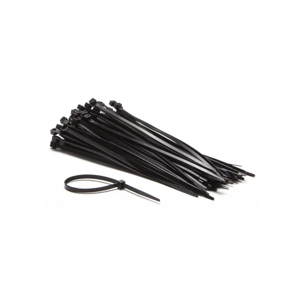 Lot de colliers de serrage réutilisables - noir - 4,8 x 300mm UNICRIMP - LA  BS