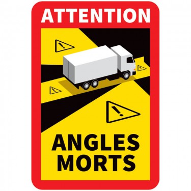 Panneau Angles morts pour camion