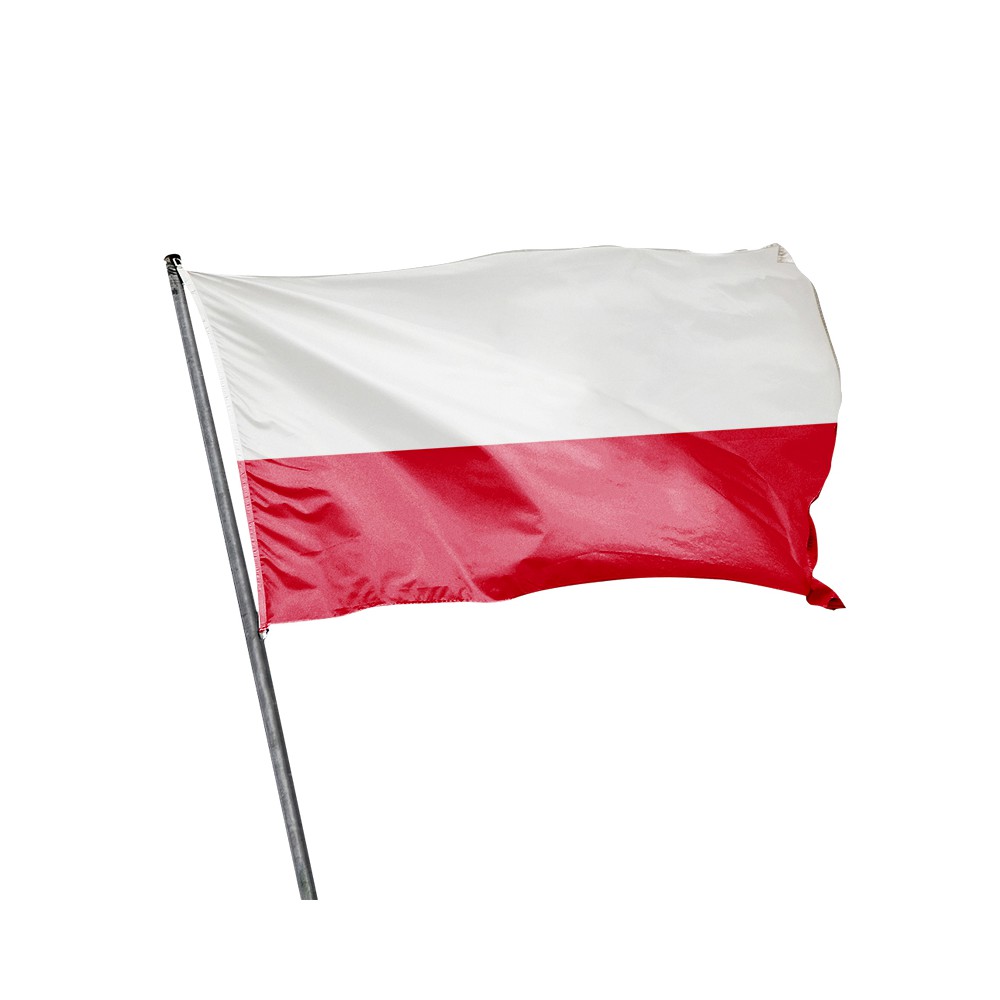 Drapeau Pologne pas cher - Accessoire supporter Polonais