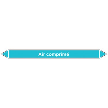 Etiquette tuyauterie air comprimé (REFF693)
