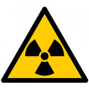 Panneau Danger Matières radioactives W003 - ISO 7010