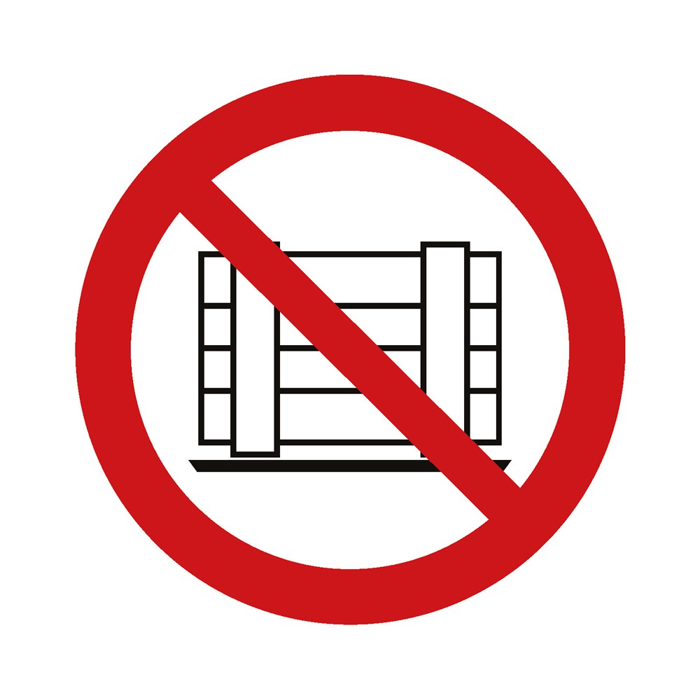 Panneau Ne pas obstruer P023 - ISO 7010